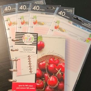 New Happy Planner recipes organizer